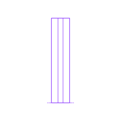 Buildings Concrete Columns T Section Digital Sketch Svg Design, Free Vectors File